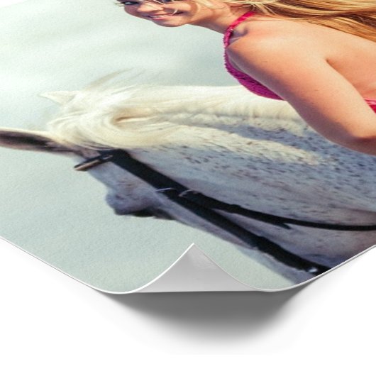 卒業生エレガント生5名フォトコラージュフェイク金ゴールドキャップ ポスター (角)