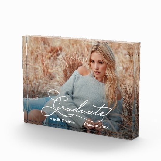 卒業生エレガント用ギフト フォトブロック (右)