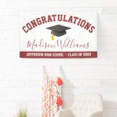 卒業生エレガント語のカスタム 横断幕 (インサイチュ)