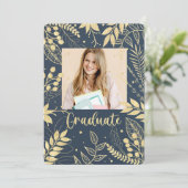 卒業生オリジナル写真パーティー 招待状 (スタンド正面)