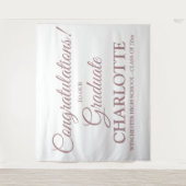 卒業生カスタムバラ金ゴールド タペストリー (正面)