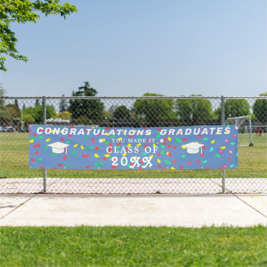 卒業生カスタム向けお尻バナー 横断幕 (インサイチュ)