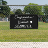 卒業生カスタム白黒 横断幕 (インサイチュ)