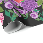 卒業生ガーリー花卒業 ラッピングペーパー (ロールコーナー)