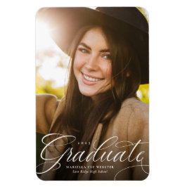 卒業生シンプル生縦型卒業磁石 マグネット