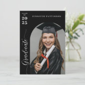 卒業生スタイリッシュ 案内状 (スタンド正面)