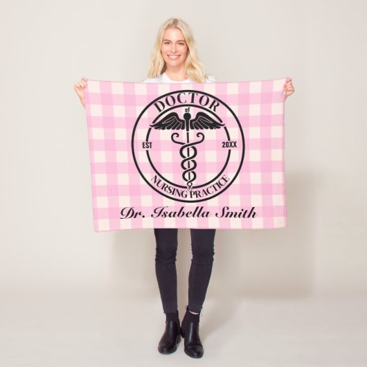 卒業生パーソナライズされたに対する医師ギフト フリースブランケット (インサイチュ)