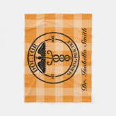 卒業生パーソナライズされたに対する医師ギフト フリースブランケット (正面)