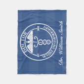 卒業生パーソナライズされたに対する医師ギフト フリースブランケット (正面)