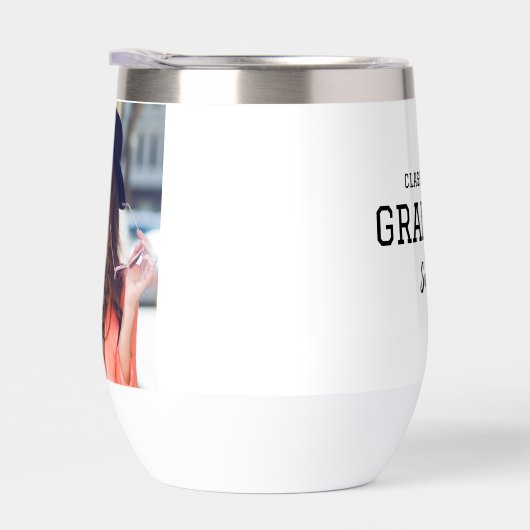 卒業生パーソナライズされた名と写真 (右面)