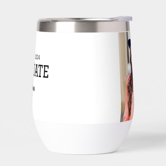 卒業生パーソナライズされた名と写真 (左面)