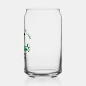 卒業生パーソナライズされた名(緑) ガラス缶 (左)