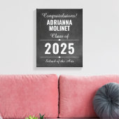 卒業生モダンのポスター キャンバスプリント (インサイチュ (リビング))