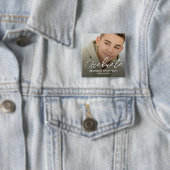 卒業生モダンの写真 缶バッジ (インサイチュ)