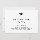 卒業生モダン写真共同卒業会 招待状 (裏面)