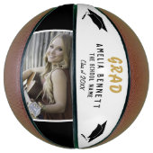 卒業生モダン名/卒業生の写真 バスケットボール (縦)