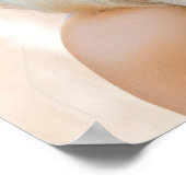 卒業生モダン歓迎フォトシンプルスクリプト ポスター (角)