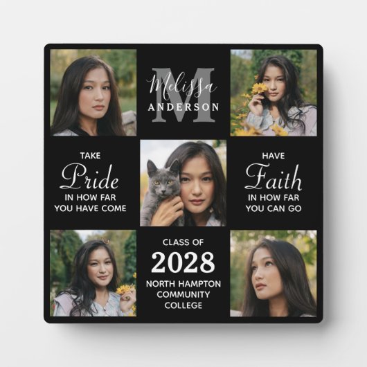 卒業生モダン生5写真部卒業 フォトプラーク (正面)