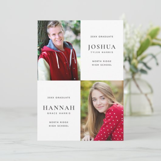 卒業生二人三等卒業パーティー 招待状 (スタンド正面)