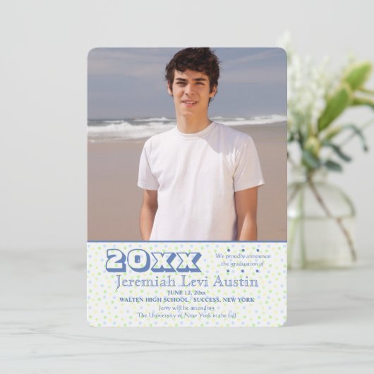 卒業生写真のお知らせ 案内状 (スタンド正面)