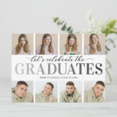 卒業生写真卒業パーティー招待状 招待状 (スタンド正面)