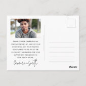 卒業生写真卒業者 ポストカード (裏面)