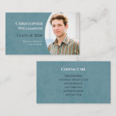 卒業生向けネットワーク写真 名刺 (正面/裏面)