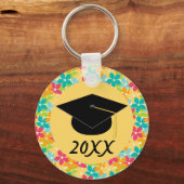 卒業生向けパーソナライズされた贈答品 キーホルダー (正面)