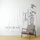 卒業生向け高校大学卒業背景デザイン タペストリー (インサイチュ(横))