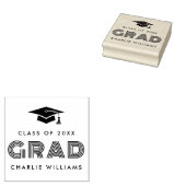 卒業生学モダン期学士課程授業 ラバースタンプ (押印)