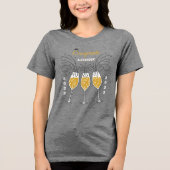 卒業生学年おめでとうカスタム トライブレンドＴシャツ (正面)