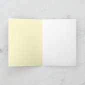 卒業生得実在おもしろいのシート カード (内部)