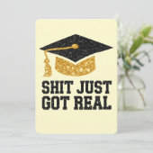 卒業生得実在おもしろいのシート 招待状 (スタンド正面)