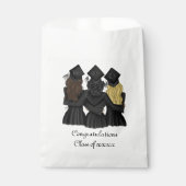 卒業生最高の三名おめでとうパーティー フェイバーバッグ (正面)