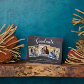 卒業生素朴の写真コラージュ フォトプラーク (側面)