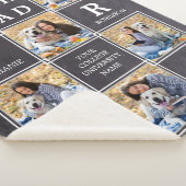 卒業生素朴生記念写真コラージュ シェルパブランケット (3/4)