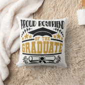 卒業生誇りを持ったの彼氏 クッション (ブランケット)