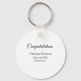 卒業生追加モシンプルーおめでとう キーホルダー