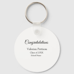 卒業生追加モシンプルーおめでとう キーホルダー