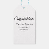 卒業生追加モシンプルーおめでとう ギフトタグ (裏面)