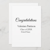 卒業生追加モシンプルーおめでとう シーズンカード (正面/裏面)