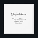 卒業生追加モシンプルーおめでとう マグネット<br><div class="desc">デザイン</div>