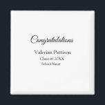 卒業生追加モシンプルーおめでとう マグネット<br><div class="desc">デザイン</div>