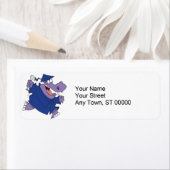 卒業生間抜け成ヒッポ漫画 ラベル (インサイチュ)