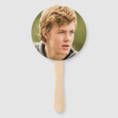 卒業生黒金ゴールド紙吹雪写真2023 ハンドファン (裏面)