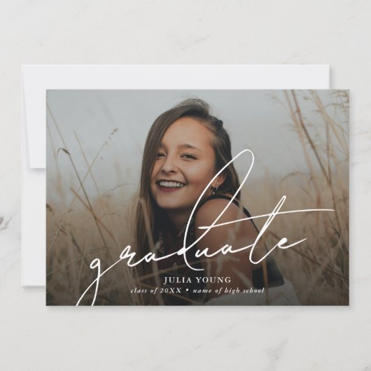 卒業生2写真部会 招待状 (正面)