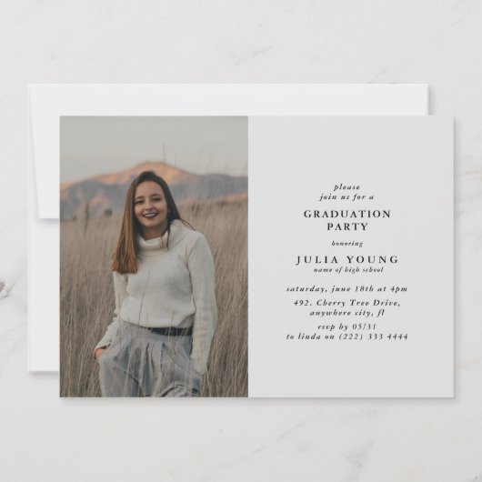 卒業生2写真部会 招待状 (裏面)