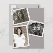 卒業生3の写真フレーム ポストカード (正面/裏面)