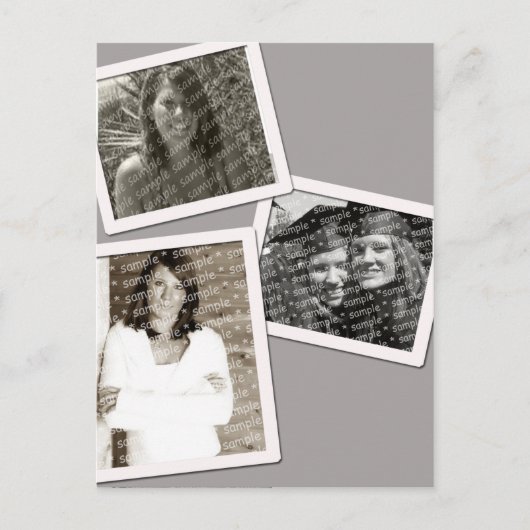 卒業生3の写真フレーム ポストカード (正面)