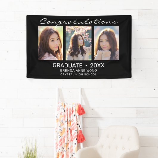 卒業生3写真コラージュ白書2023 横断幕 (インサイチュ)